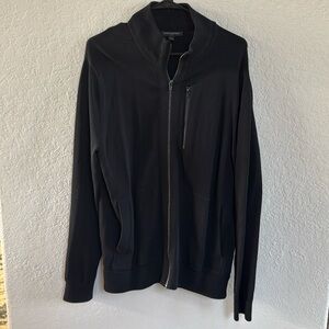 Banana Republic Black zippered Cardigan